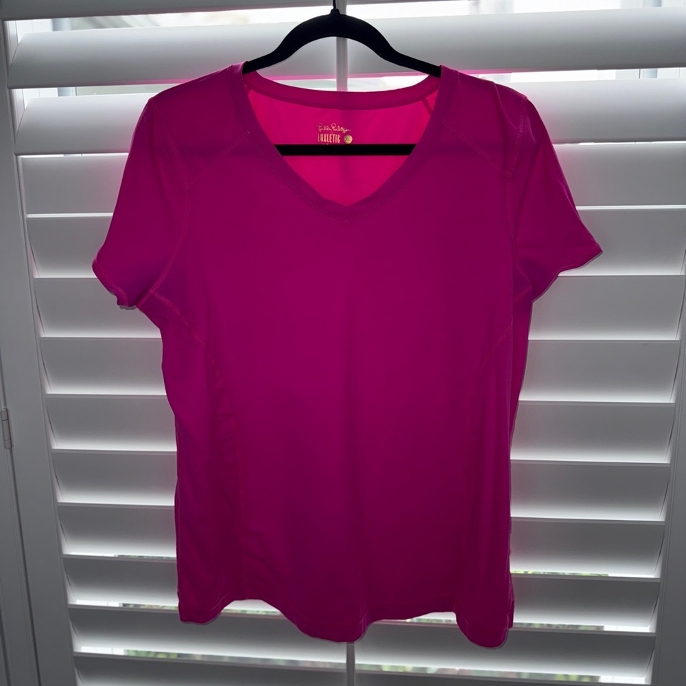 Lilly Pulitzer Vibrant Pink Short Sleeve Tee